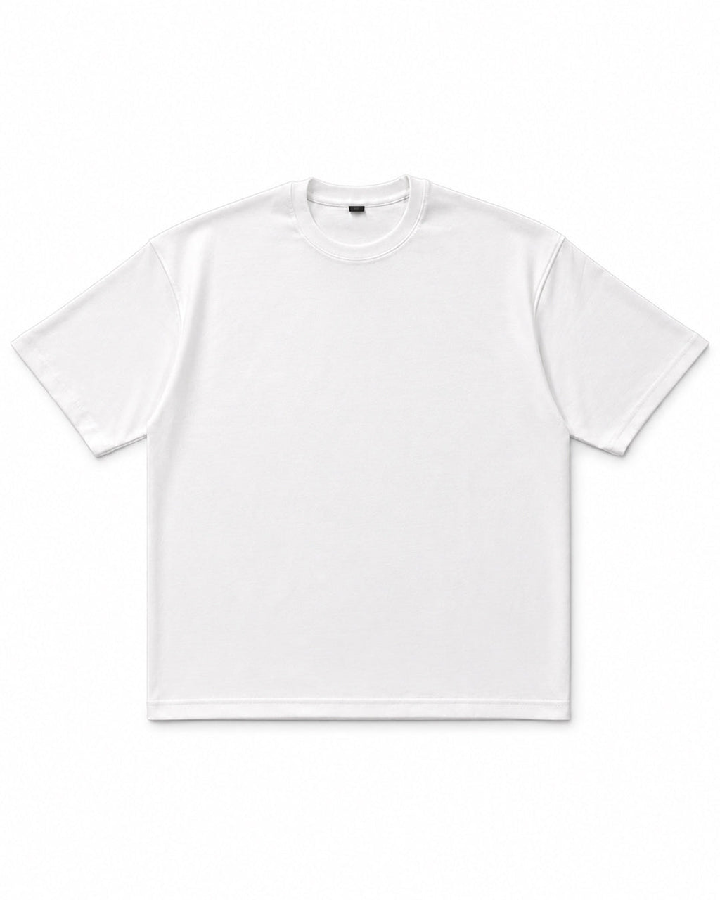 Oversized Blank Tee — White