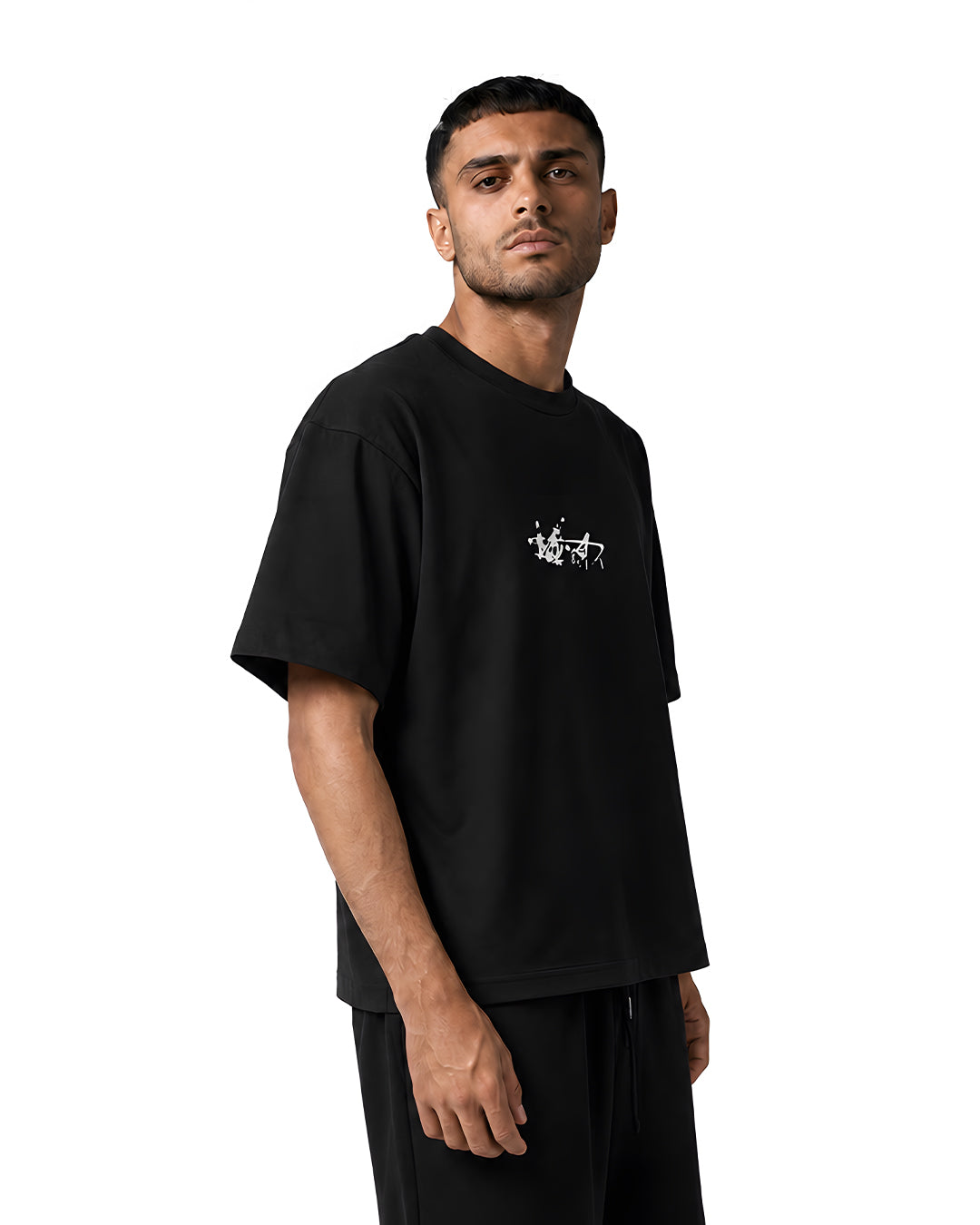 Knot Oversized Tee — Black