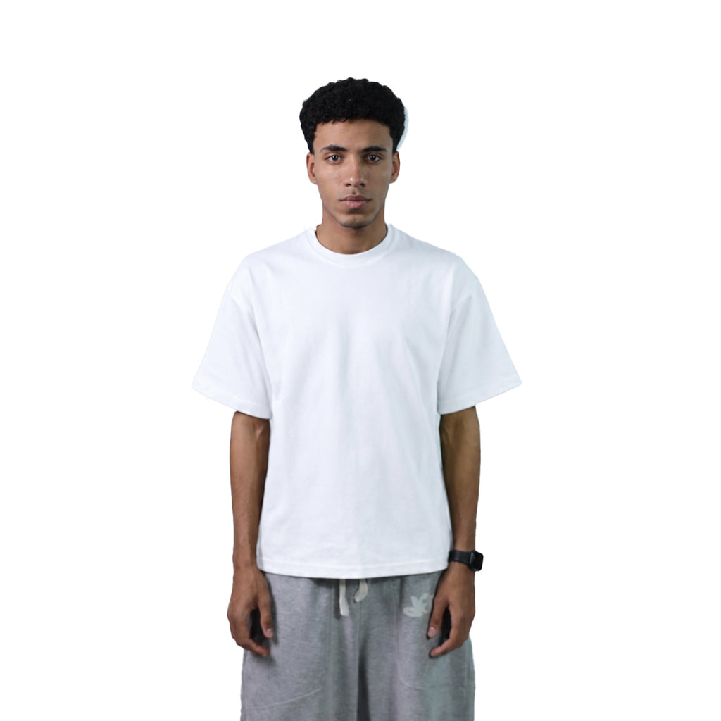 Oversized Blank White Tee - SS26