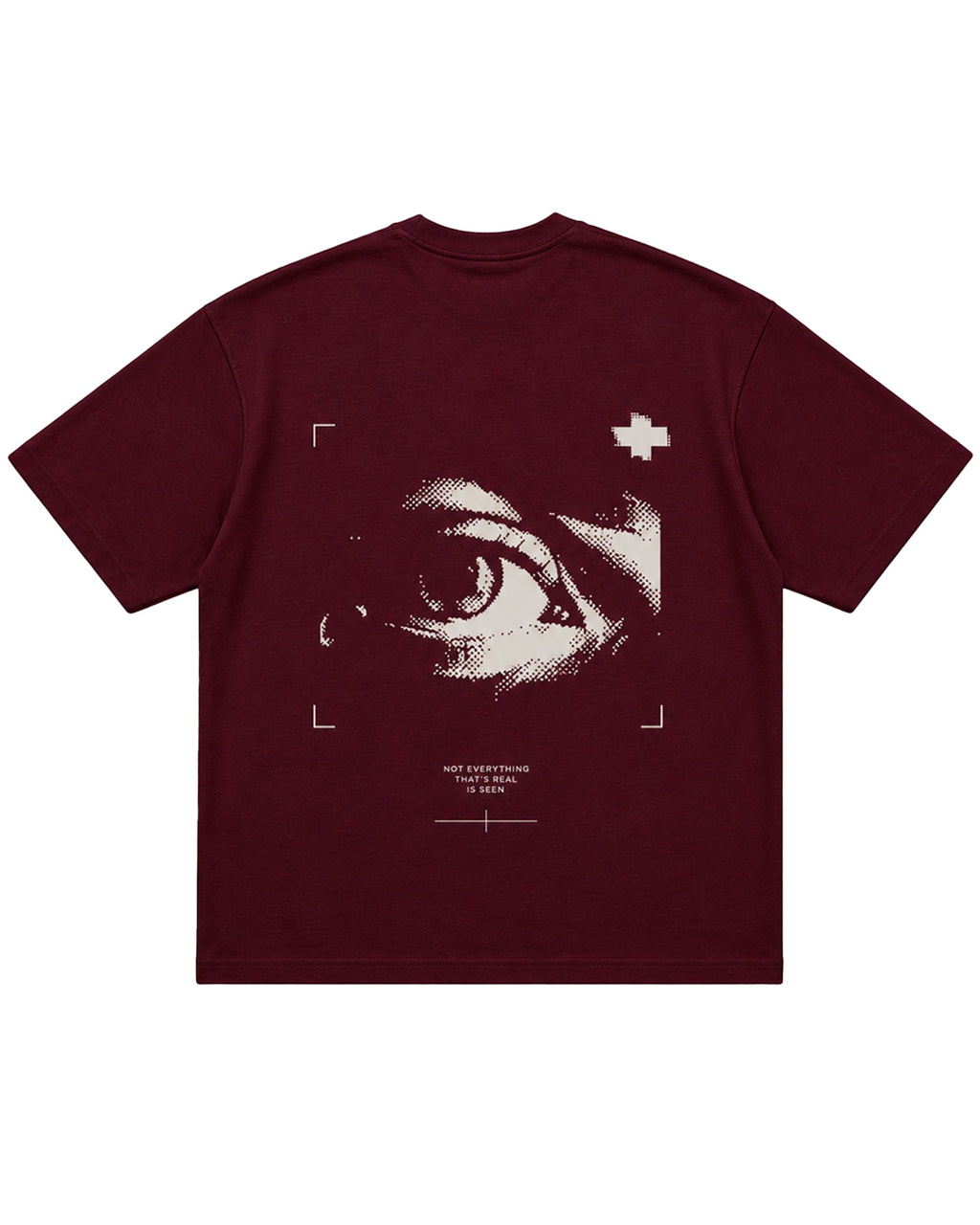 Witness Oversized Tee — Burgundy