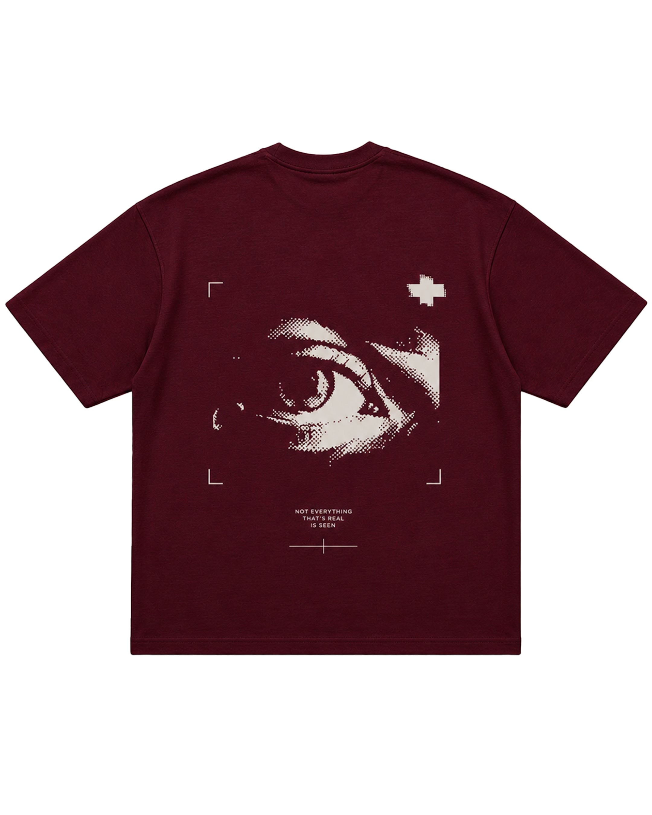 Witness Oversized Tee — Burgundy
