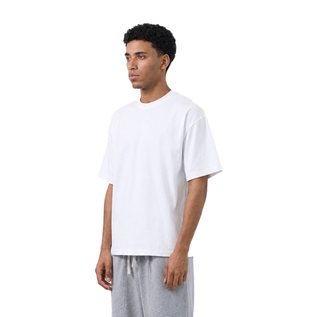 Oversized Blank Tee — White
